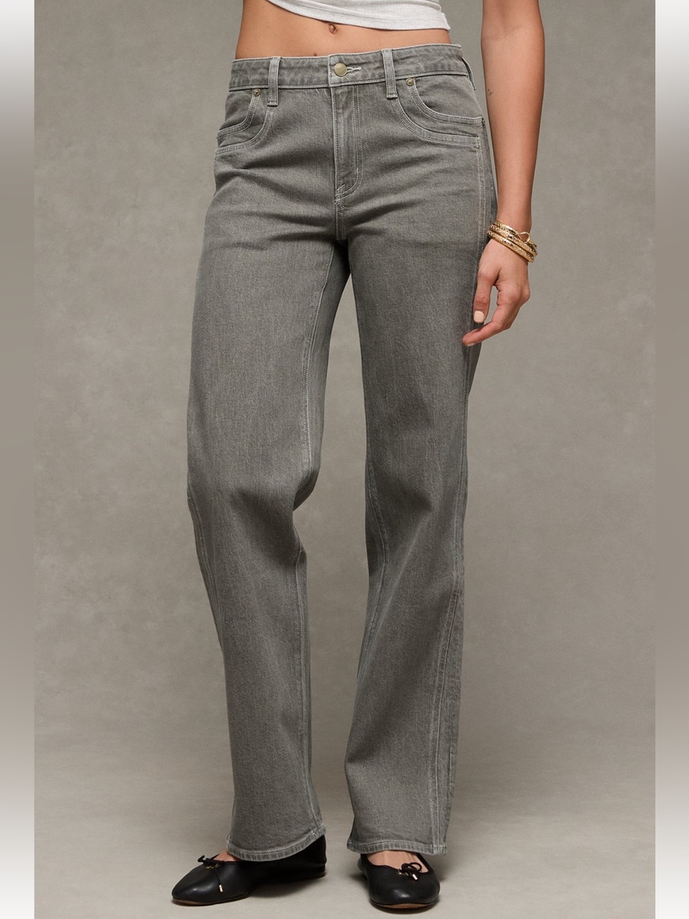 NWT American Eagle stretch high waisted stovepipe jeans